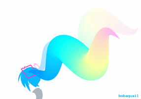Hatsune Miku Rainbow GIF