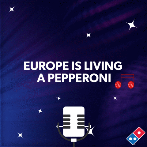 europe eurovision GIF by Domino's Pizza