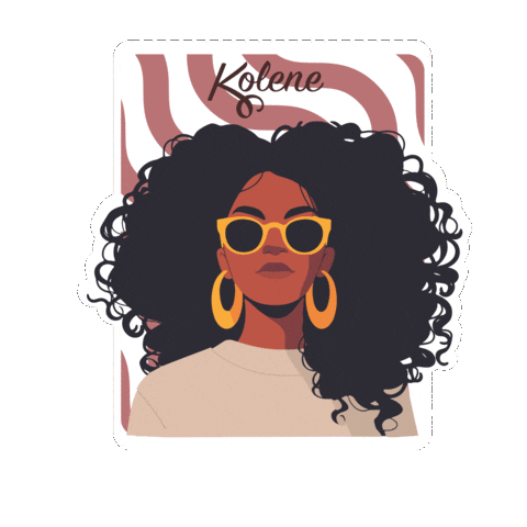 Kolenenutribond Sticker by Cabelo Kolene