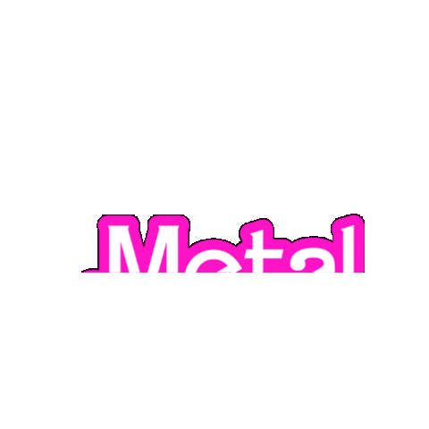 Pink Barbie Sticker by Death Metal Pop Art