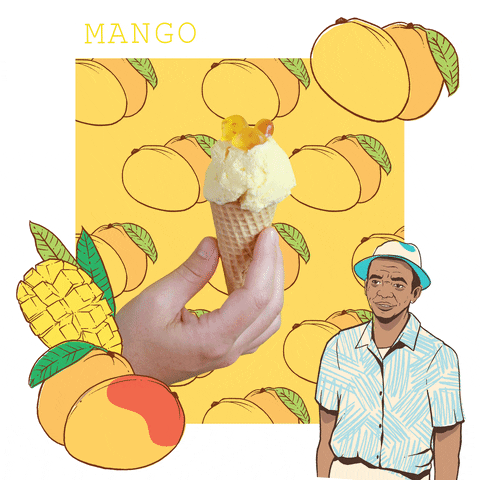 Icecream Mango GIF by Snack Toronto Social Media Agency