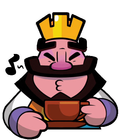 Clash Royale King Sticker
