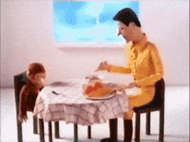 not hungry curious george GIF