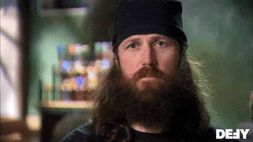 TV gif. Jase Robertson on Duck Dynasty wears a black beanie as he nods seriously and says, "Do it."