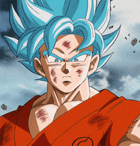 Goku Universal Blue GIF