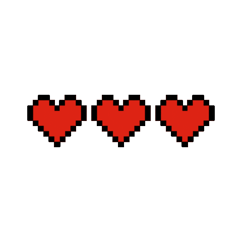 8-Bit Love Sticker