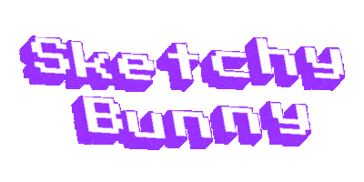 Sketchy Bunny Sticker