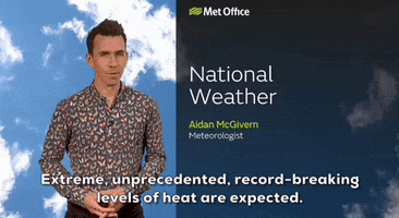 Heat Wave Uk GIF by GIPHY News