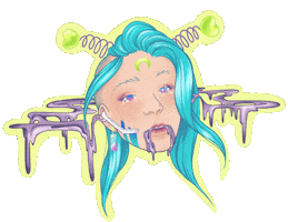 Magical Girl Rave Sticker