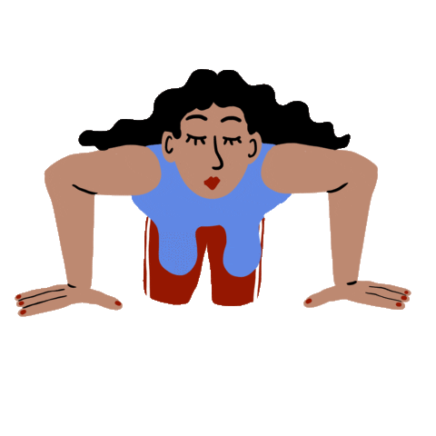 Working Out Sticker by emilia voltti