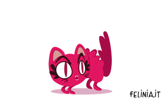 Angry Red Cat GIF