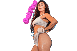 Latina Fit Girl Sticker by Get FineR Program
