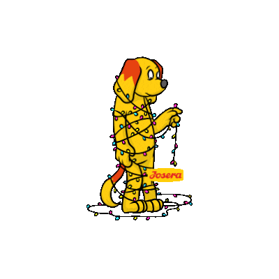 Christmas Tree Dog Sticker by Josera Ukraine