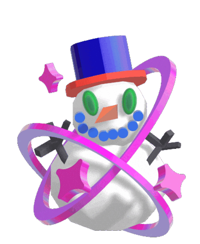 Christmas Snow Sticker by LWZ