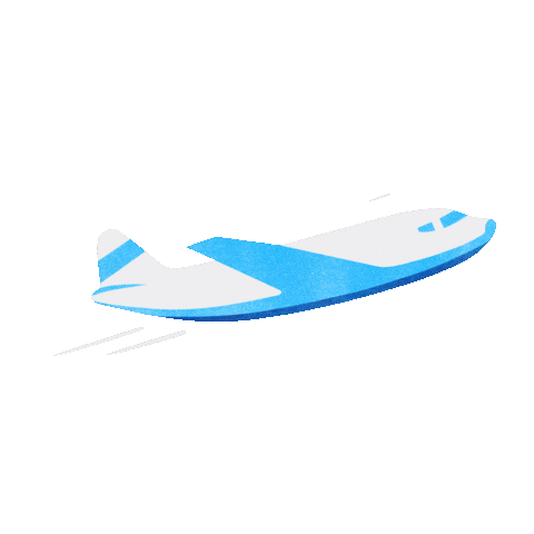 Illustration Flying Sticker