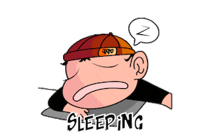 Sleep Sleeping Sticker