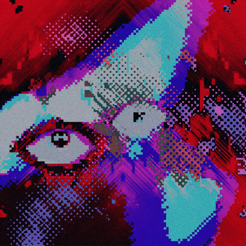 Eyes Psychedelic Art GIF