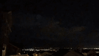 Lightning Crackles Above Salt Lake City Area