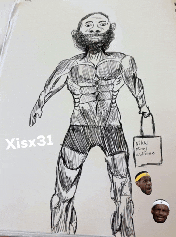 Lebron James Hairline GIF