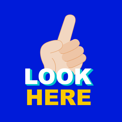 Look Here Thumbs Up GIF by allyoucancontent