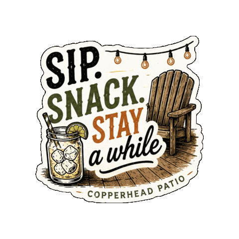 Happy Hour Summer Sticker by CopperheadDistillery