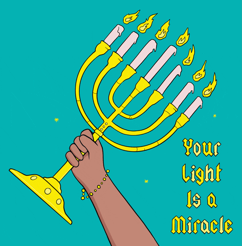 Candle Jewish GIF by INTO ACTION