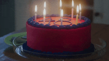 Birthday Cake Candles GIF by Dylan Conrique