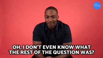 Confused Anthony Mackie GIF by BuzzFeed