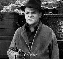 The Only Way To Say Shut Up Is Like Cagney GIF by Maudit