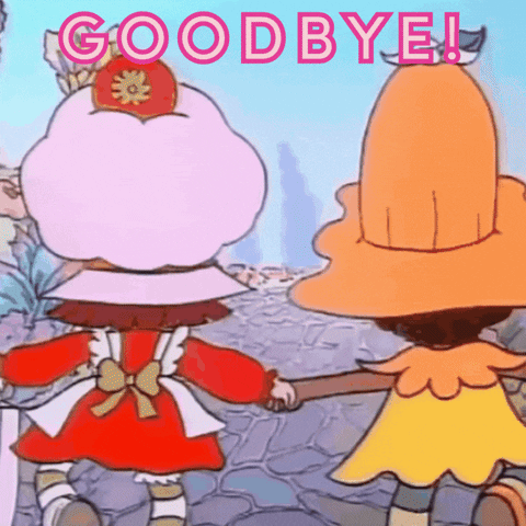 Bye Bye Love GIF by Strawberry Shortcake
