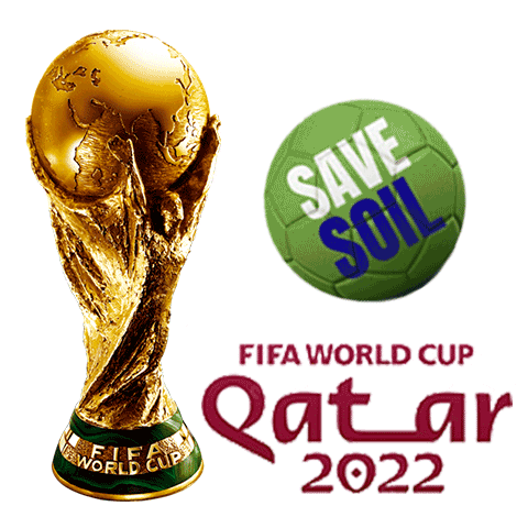 Qatar 2022 Football Sticker by Save Soil