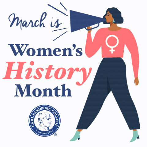 Womens History Month GIF by Carl Sandburg College