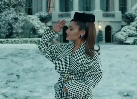 Snow Hello GIF by Ariana Grande