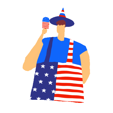 Ice Cream Usa Sticker