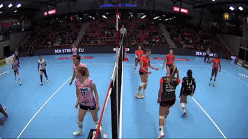 Spike Tipping GIF by NUCVolleyball