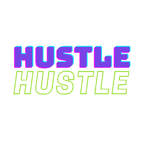 Hustle Sticker