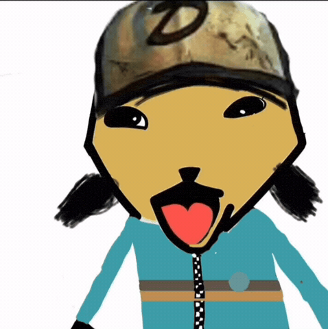 The Walking Dead Game Tongue Out GIF
