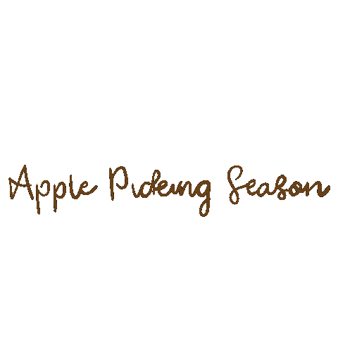 Fall Apple Sticker
