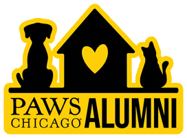 Pawsalumni Sticker by PAWS Chicago