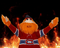 Montreal Canadiens Fire GIF by Canadiens de Montréal