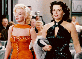 vintage classic film confident gown 1953