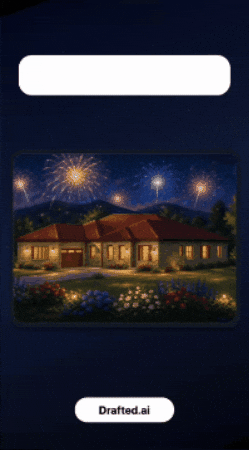 4Th Of July America GIF by DraftedAI