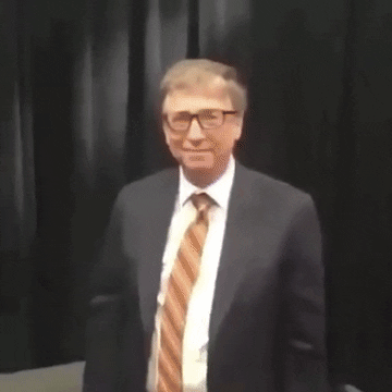 sadiefbaby white old dab bill gates GIF