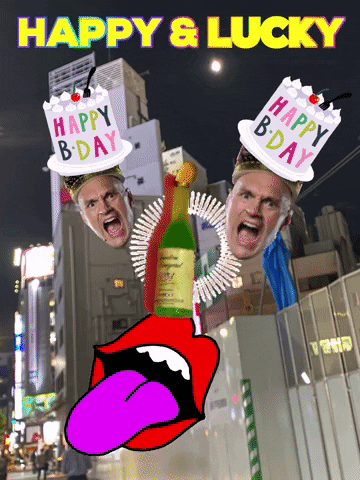Happy Birthday Party GIF by KaoruHironaka