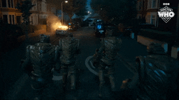 Shooting Alien Invasion GIF by Doctor Who