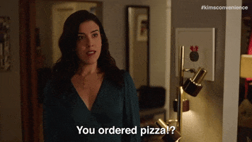 Cookie Monster Pizza GIF by Kim's Convenience