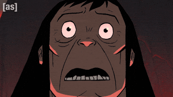 Shocked Eyes Wide Open GIF by Adult Swim