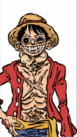One Piece Luffy Gum Gum Fruit GIF