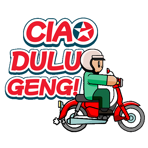 Hari Raya Motorcycle Sticker by caltexmy