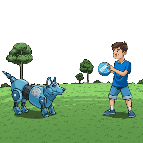 Dog Lol Sticker by ambientcrypto